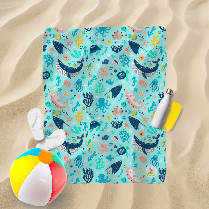 Serviette de plage - Animaux d'eau