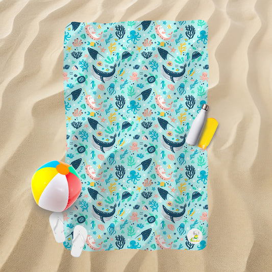 Serviette de plage - Animaux d'eau