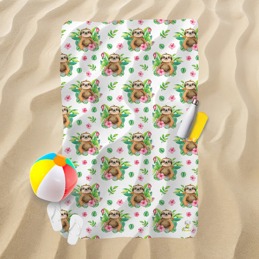 Serviette de plage - Bonheur paresseux
