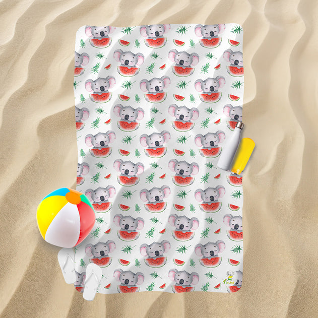 Serviette de plage - La collation du koala