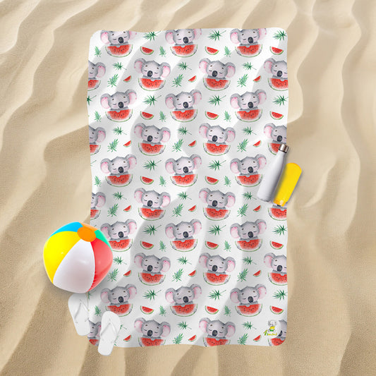 Serviette de plage - La collation du koala