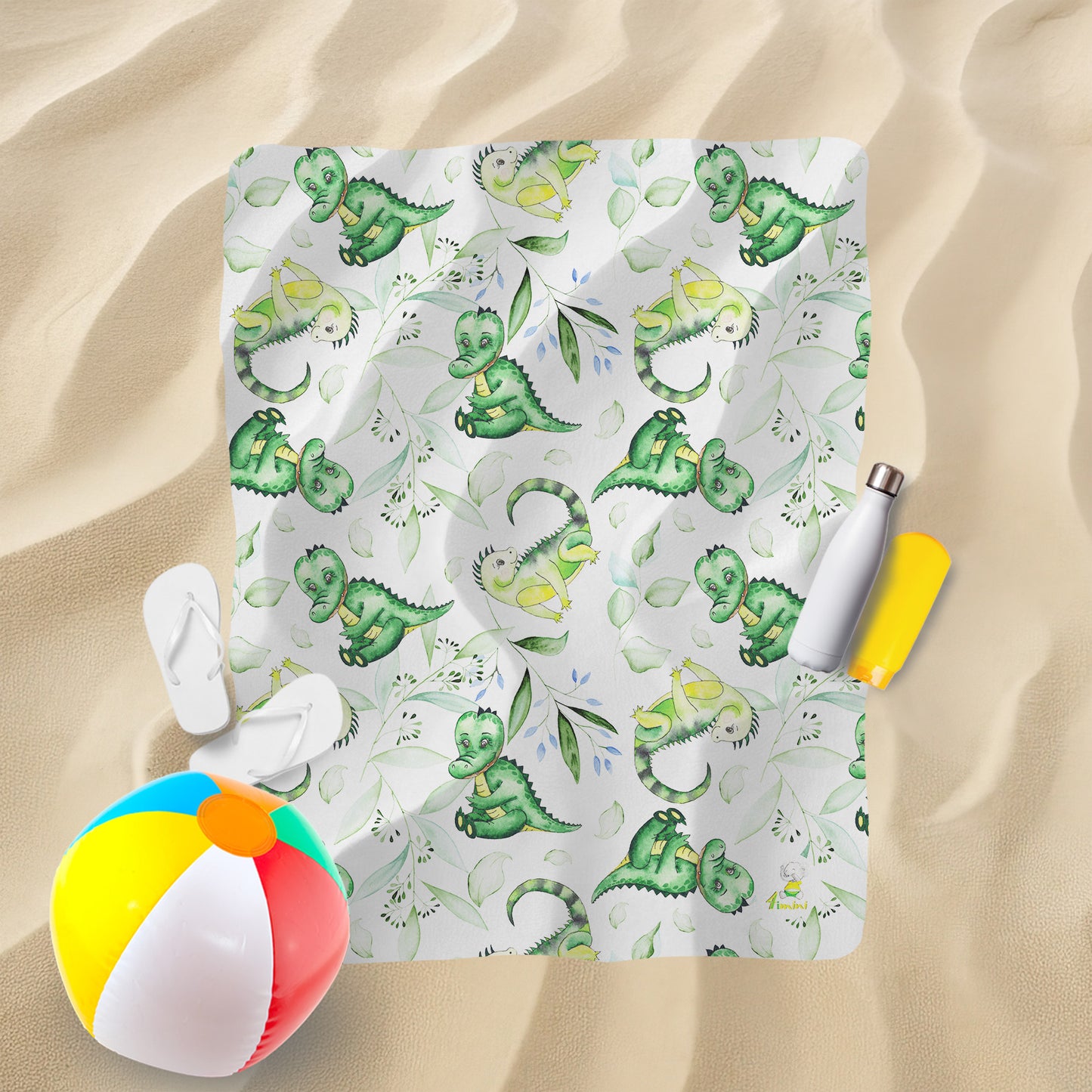 Serviette de plage - Feuillage de dragonne