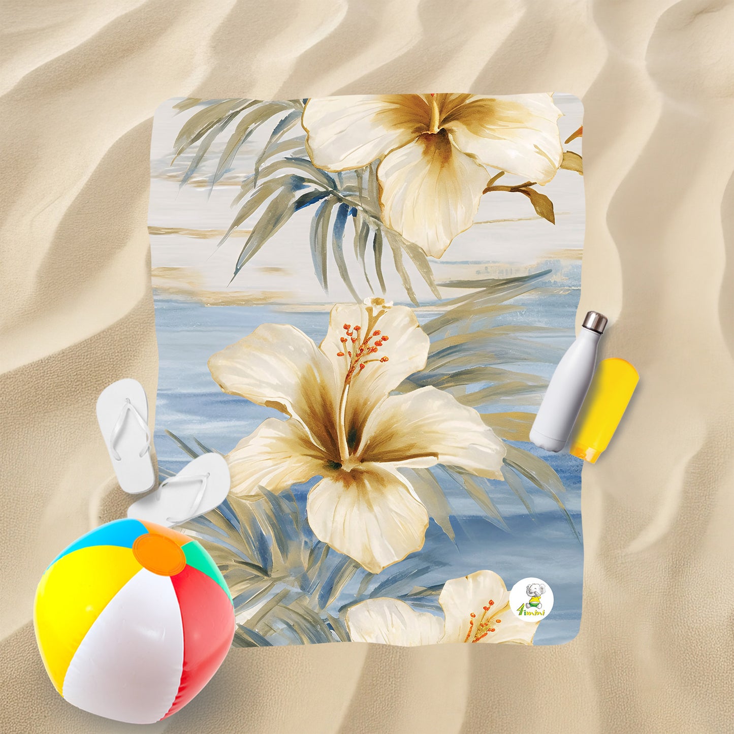 Serviette de plage - Fleur de plage