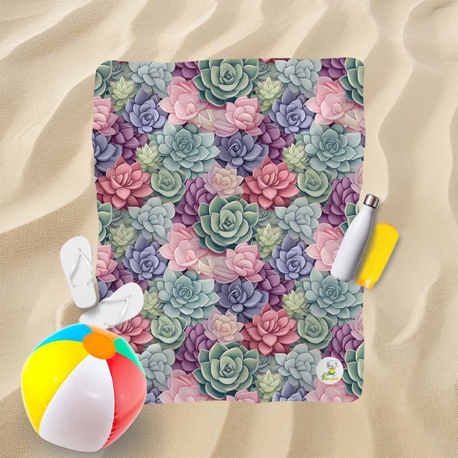 Serviette de plage - La succulente
