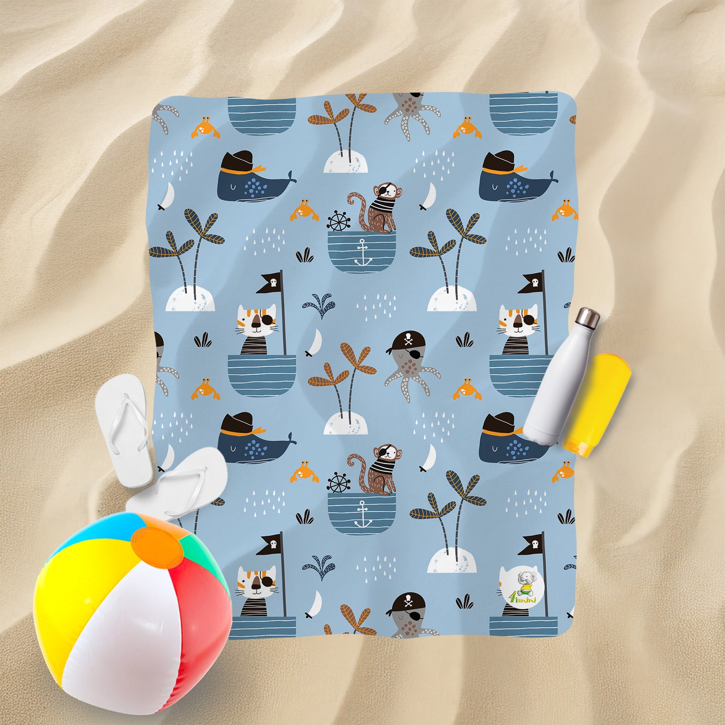 Serviette de plage - Les nouveaux pirates