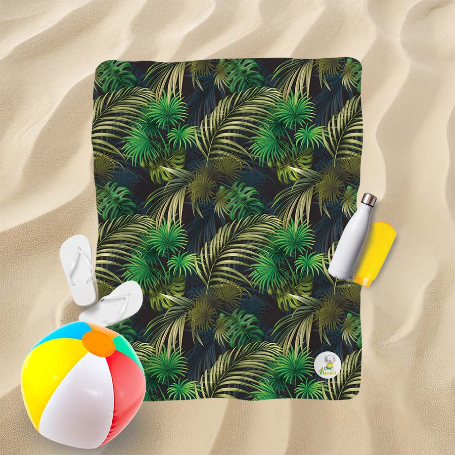 Serviette de plage - Les profondeurs de la jungle