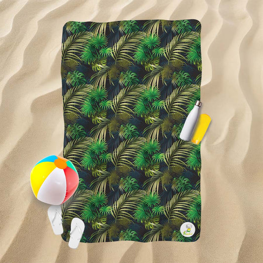 Serviette de plage - Les profondeurs de la jungle