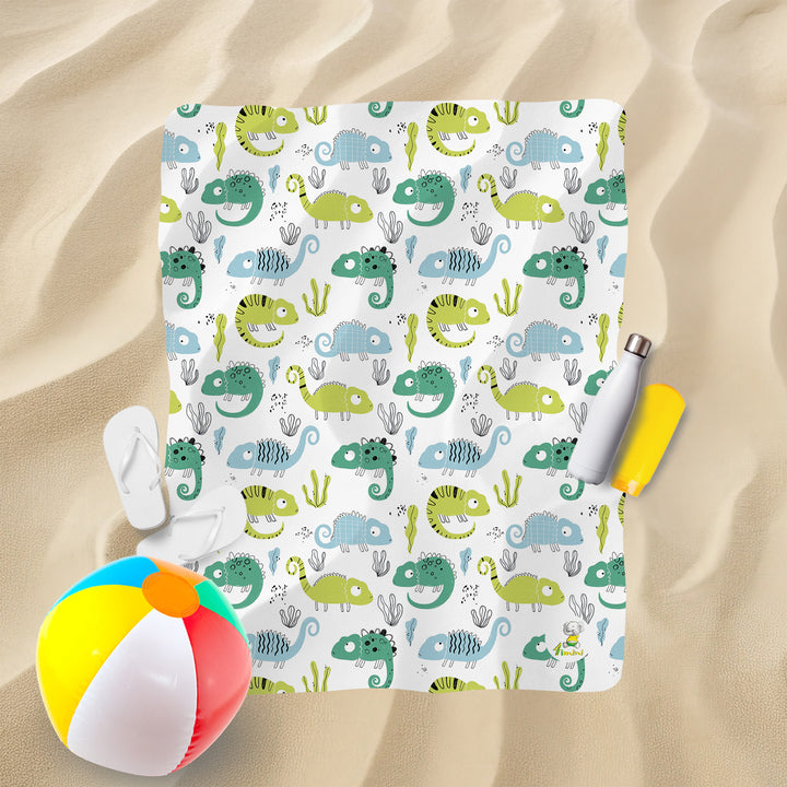 Serviette de plage - Les reptiles