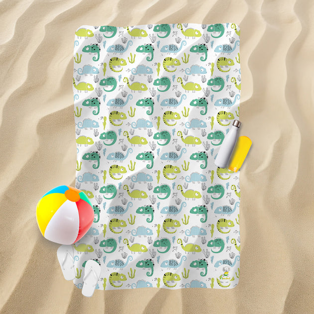 Serviette de plage - Les reptiles