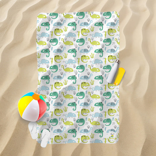 Serviette de plage - Les reptiles