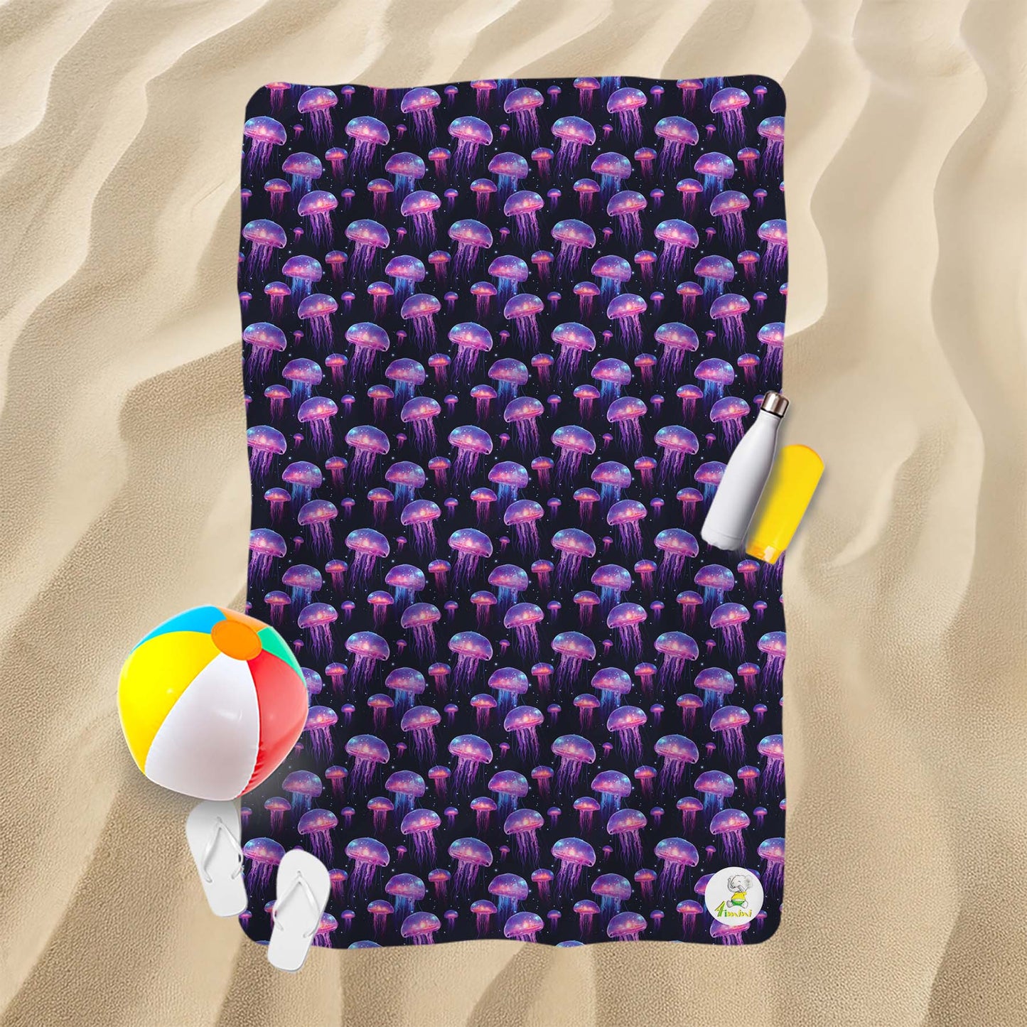 Serviette de plage - Méduses