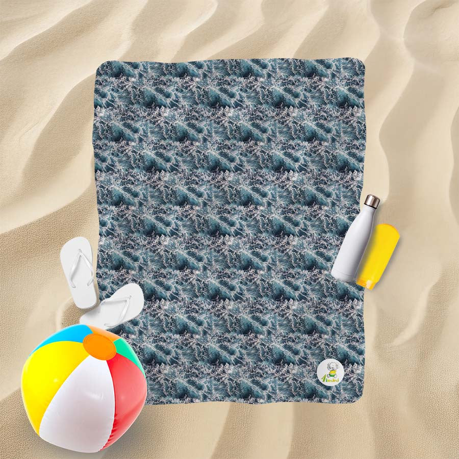 Serviette de plage - Mer déchainée