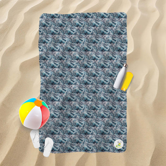 Serviette de plage - Mer déchainée