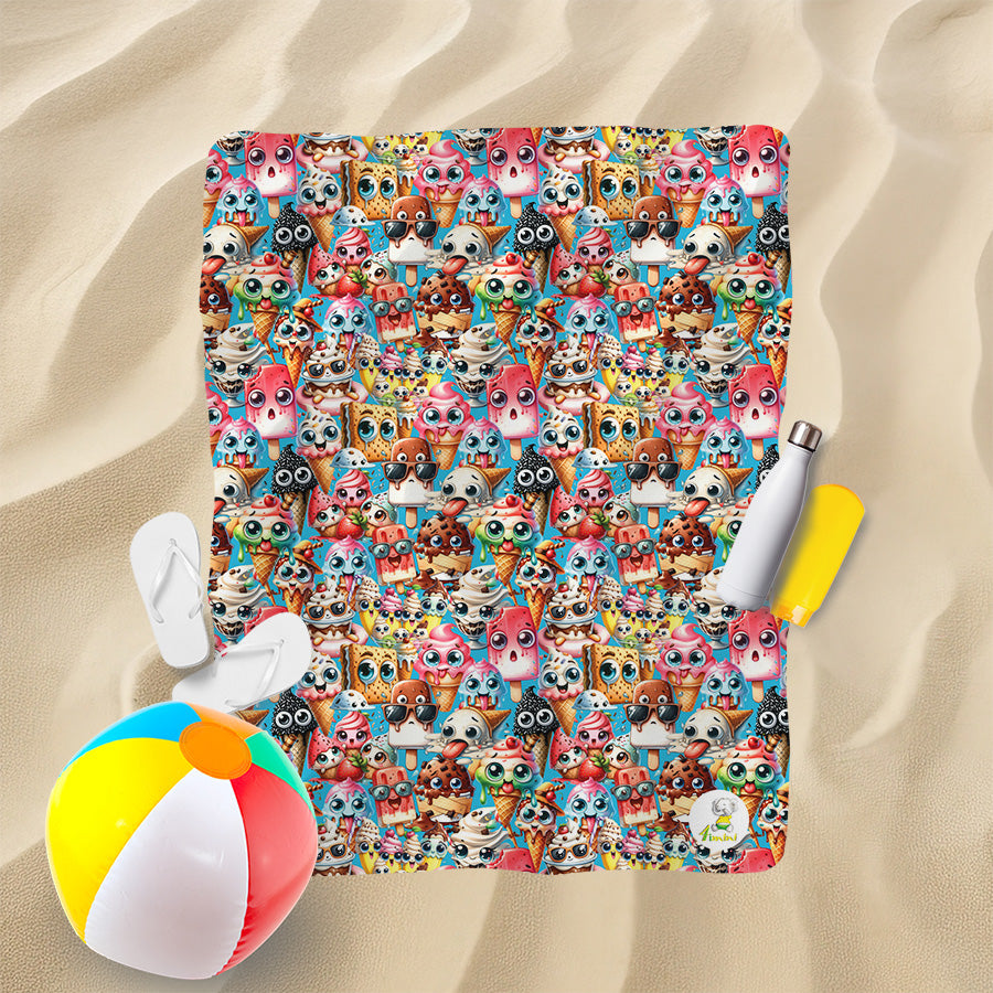Serviette de plage - Party de glaces