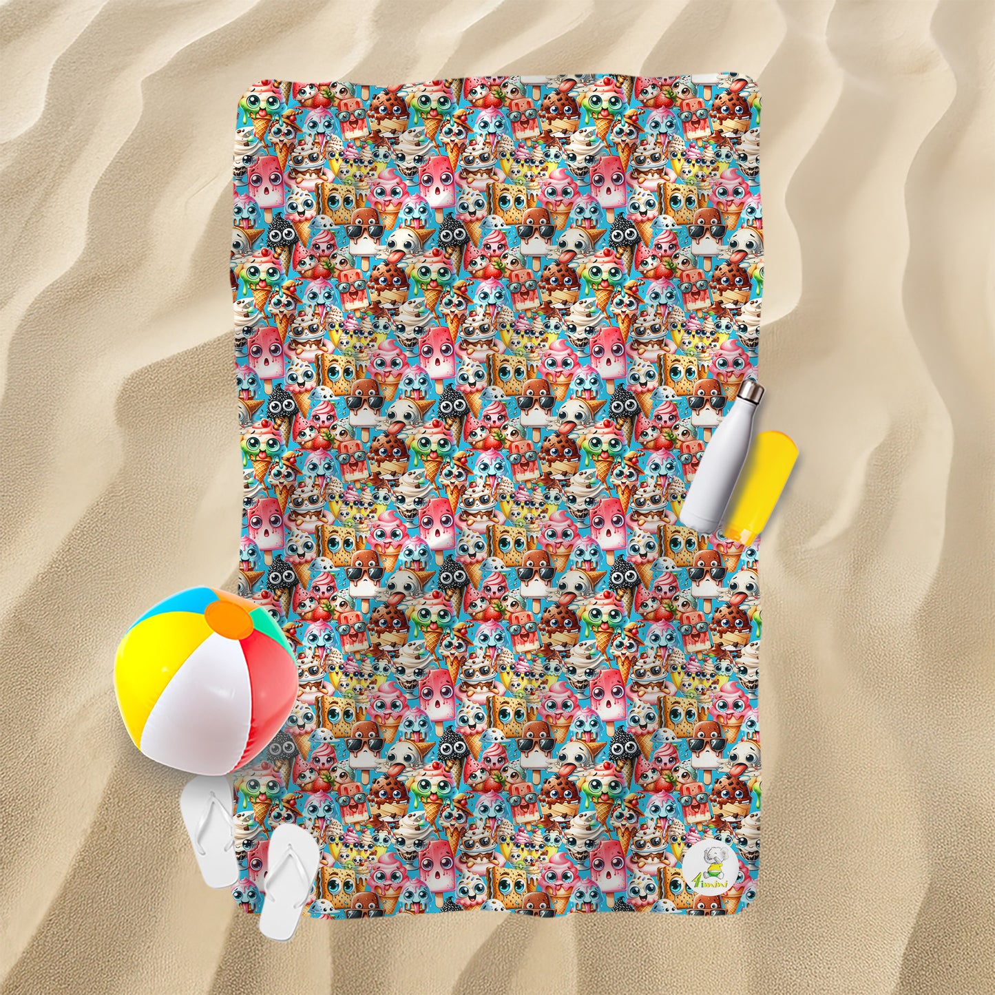Serviette de plage - Party de glaces