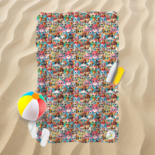 Serviette de plage - Party de glaces