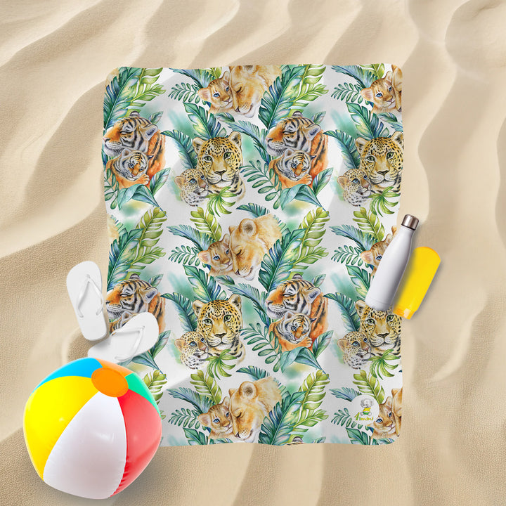 Serviette de plage - Savane maternelles
