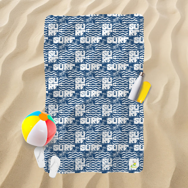 Serviette de plage - Surf denim
