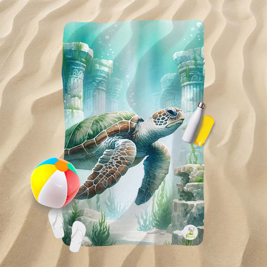 Serviette de plage - Tortue de mer