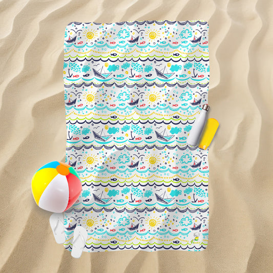 Serviette de plage - Il était un petit navire
