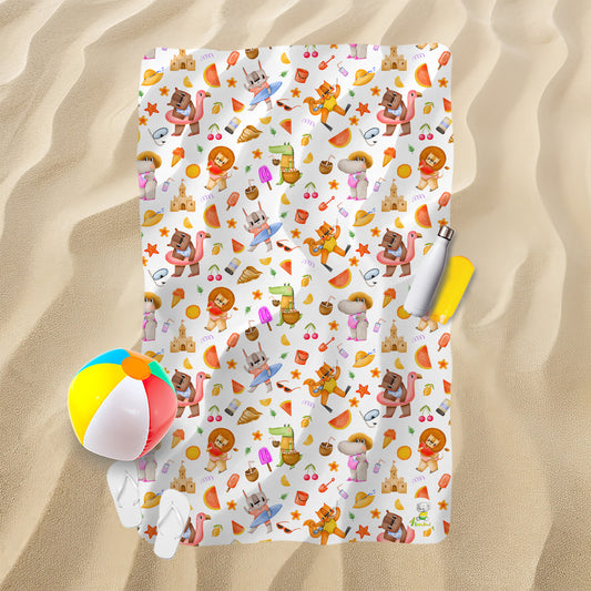 Serviette de plage - Journée à la plage