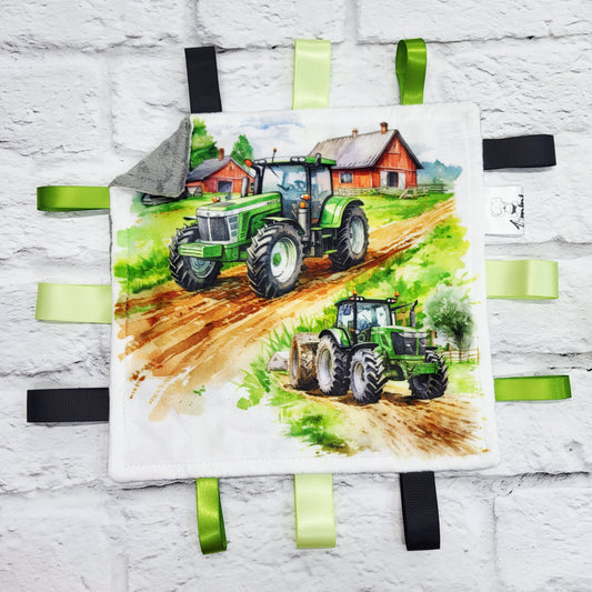 Tracteurs agricoles - Doudou étiquettes