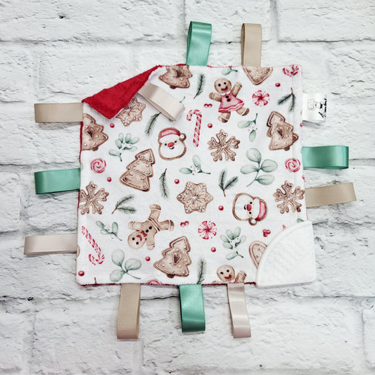Biscuits de noël - Doudou étiquettes craquante avec coin de dentition