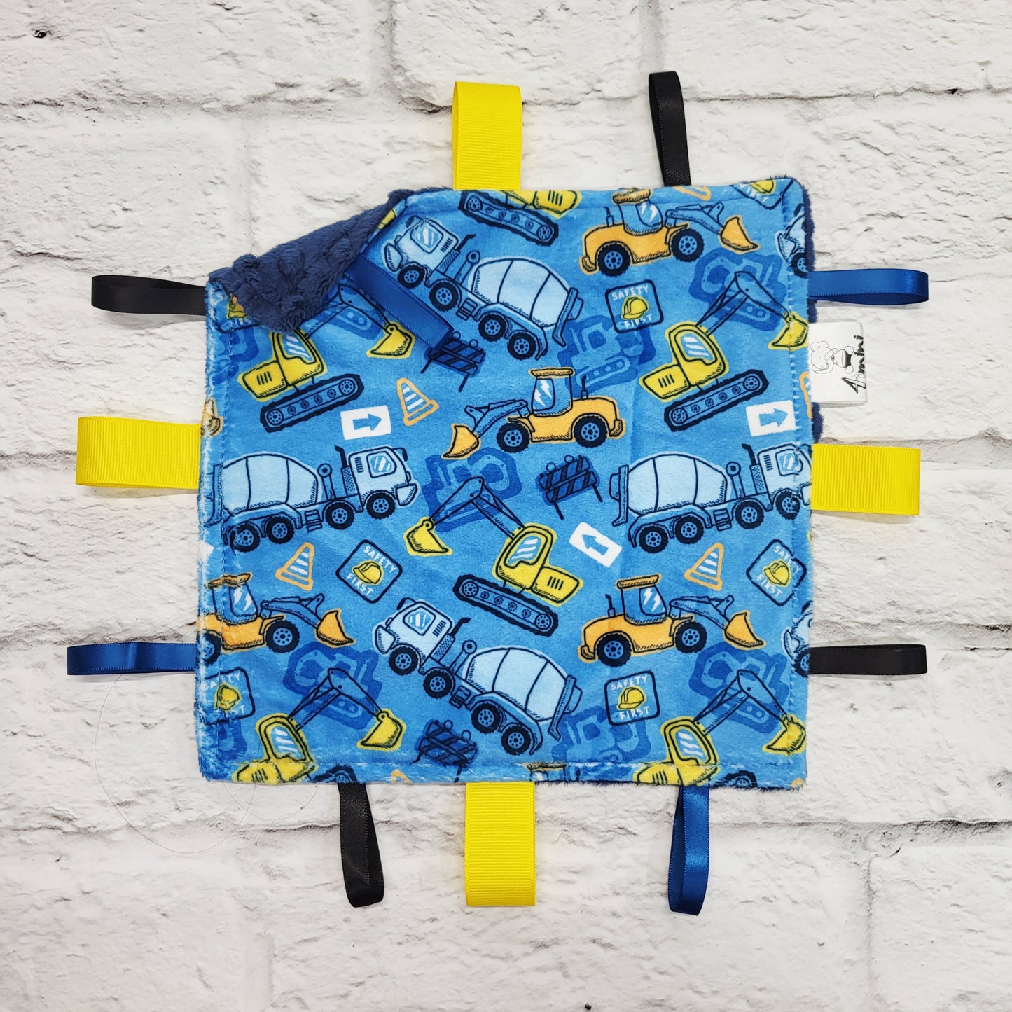 Chantier bleu - Doudou étiquettes